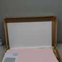 Amazon Basics Kids Toy Box, Wooden Organizer Storage Chest, Pink, 30" x 18" x 19"