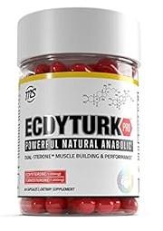 Ecdyturk Pro - Ecdysterone + Turkesterone - 2000mg - The First Powerful Natural Anabolic Dual-Sterone - Muscle Building Formula for Hormonal Support - 30-Day Supply by Man Sports