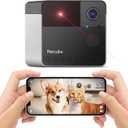 Petcube Play 2 WiFi Pet Camera with Laser Toy for Cats & Dogs, 1080P HD Video, 160° FullRoom View, 2Way Audio, Sound/Motion Alerts, Night Vision, Pet Monitoring App