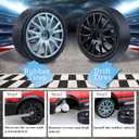 Remote Control Car RC Drift Car 2.4GHz 1:24 Scale 4WD 15KM/H High Speed Model Vehicle with LED Lights Drifting Tire Racing Sport Toy Car for Adults Boys Girls Kids Gift 2Pcs Rechargeable Batteries