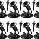 Relaxweex Spotlight Outdoor Floodlight Holder Plug in Fixture Stake 120 V Ul Listed Spotlight Outdoor Light Socket 6ft Power Cord E26 Base Adjustable Head 38 Bulb Yard (6 Pack)