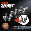 Engine Crankshaft & Bearings for 2014-2021 Kia Soul Optima Forte Forte5
