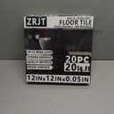 2 x 20-Pack Peel and Stick Marble Wall Tiles, 12 x 12 Self-Adhesive Backsplash Tile, PVC Wall Panels for Bathroom, Kitchen, Living Room and Laundry Room, Polish Dark Grey&White Marble (Not Real Tile)