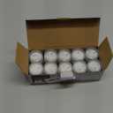 Mini Waterproof Battery Christmas LED TeaLight 20pcs 1.2" Battery Powered LED Puck Accent Light for Party Events Wedding Hallowen Pumpkin Light Pond Fountain Decor(Warm White)