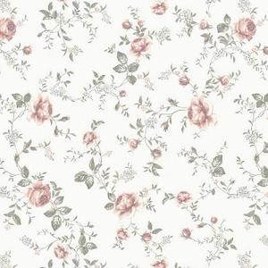 Floral Peel and Stick Wallpaper Boho Pink and Beige Wallpaper for Cabinets Vintage Rose Flower Contact Paper Waterproof Self Adhesive Removable Wallpaper for Bedroom Vinyl 16.1"197"