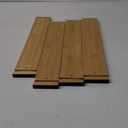 BAMEOS 4" High Drawer Dividers Bamboo Separators Organization Expandable Organizers for Kitchen Bedroom Bathroom Dresser Office 4-pack (Natural)