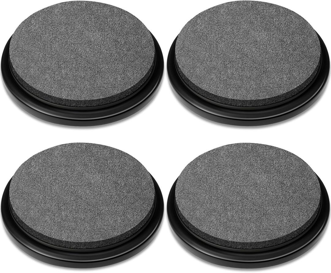 Wenqik 4 Pieces 5 Gallon Buckets Seat Bucket Lid Seat Black Padded Lid with Soft and Thick Cushion for Outdoor Sport Skiing Camping Fishing Picnic Indoor Not Include Bucket