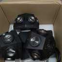 18LEDs Moving Head DJ Light Rotating Beam Lights Stage DJ Lighting Led Pinspot Uplighting Lights for Events Sound Activated Dmx512 Light for DJ KTV Disco Party Wedding Concert Festival