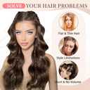 Fliace Clip in Hair Extensions for Women Chestnut Brown Long Wavy Hair Extensions Clip Ins 6PCS 20 Inch Synthetic Soft and Natural Thick Hair Pieces for Women