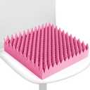 Geiserailie 1 Pcs Egg Foam Pad Egg Chair Cushion to Relieve Back Foam Seat Cushion Chair Accessories Pad for Office Recliner Wheelchair Home Car (Pink)