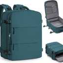 coofay Large Travel Backpack Carry on Flight Approved Mochila De Viaje Carry on Backpack for Airplanes Spirit Airlines Personal Item Bag 18x14x8 Inches Travel Bag Traveling Backpack for Women Men (A-peacock Blue)