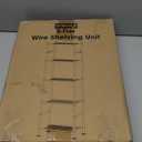 Sakugi Storage Shelves - 5-Tier Large Capacity Shelf Organizer with Hooks, Heavy-Duty Garage Shelving with Leveling Feet, Wobble-Free Rack for Bedroom, Balcony, Garage, 18.1"×12.4"×56.8", Black