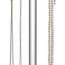 Amazing Abby - Temptation - Necklace Holder Stand with Spinning Hook Design, Jewelry Organizer Stand, Bracelet Tree Display, Perfect Storage Solution for Necklaces, Bracelets, Rings, and More