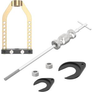 Universal CV Axle Removal Tool Set with Inner CV Axle Puller Tool with 5/8"-18 Slide Hammer and CV Joint Puller Propshaft Separator Tool U Joint Removal Tool
