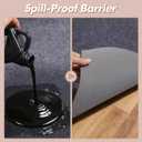Non-Slip Rug Pad 9' x 12' – Felt & Rubber Underlay in Dark Gray, Waterproof & Grippy for Hardwood, Tile, Laminate Floors, Prevents Slipping & Bunching