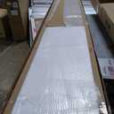 Fredbeck 60x96 Inch White Sliding Barn Door Slab with 10ft Hardware Kit Included, 5-Panel,White Doors for Bedroom