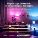Smart Light Bulbs Work with Alexa Google Assistant, 1600LM Ultra Bright Smart Bulb, 13W 150W Equivalent RGBCW Color Changing Light Bulbs 2P, Bluetooth 2.4GHz Wi-Fi A21 E26 App LED Light Bulb