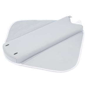 Ubbi Cushioned Elbow Rest, Non-Slip, Baby and Toddler Bath Time Must Have Accessory for Parents, Included Pockets for Bath Supplies Storage, Gray Stingray