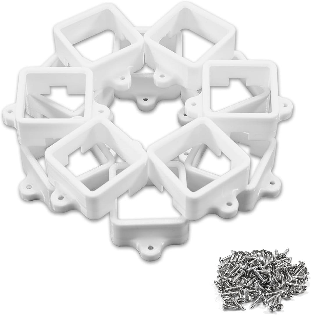 Light Clips for Govee Outdoor Lights H805, Mounting Brackets for Govee (Non-Pro Version H705) Outdoor LED Lights, Install Firmly, Replace 3M Glue, for Govee Permanent Outdoor (108, Light Clips)