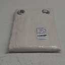 NICETOWN Natural Linen Curtains 84 inch Long 2 Panels Set, Grommet Top Thick Linen Burlap Semi Sheer Vertical Drapes Privacy Assured with Light Filtering for Bedroom/Living Room, W55 x L84