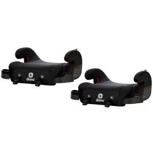 Diono Solana 2 XL Pack of 2 2022, Dual Latch Connectors, Lightweight Backless Belt-Positioning Booster Car Seat, 8 Years 1 Booster Seat, Black. Manufactured in 2026/04/23