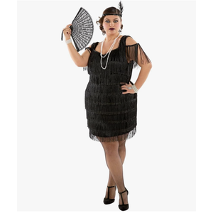 Morph Plus Size Flapper Dresses 1920s Great Gatsby Costumes For Women - Vintage Style Party Dresses XL