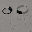 Fitbit Inspire HR Heart Rate and Fitness Tracker With S and L Bands, White, One Size, 1 Count