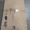 MeeFar High Rail Trailer Folding Hitch Mount Cargo Carrier Basket 60" X 24" X 14"+Waterproof Cargo Bag 20 cu ft(59" 24" 24"), Capacity of 500 Lbs with Hitch Stabilizer, Net, Lock and Straps