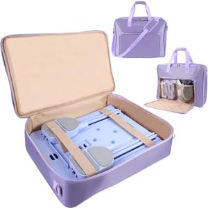 Storage Bag for Pilates Board, Pilates Board Organizer, Shoulder Gym Bags with Multi Pockets Portable Carrying Bag for Gym, Pilates, Yoga, Outdoor Exercise, Home Storage, Daily Use, Bag Only