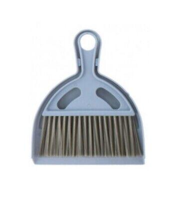 Mini Broom and Small Dustpan Brush - Hand Broom and Dustpan Set, Mini Dust pan and Brush Set, Small Dust pan for Cat Litter, Kitchen, Tables, Countertops, Cars, etc.
