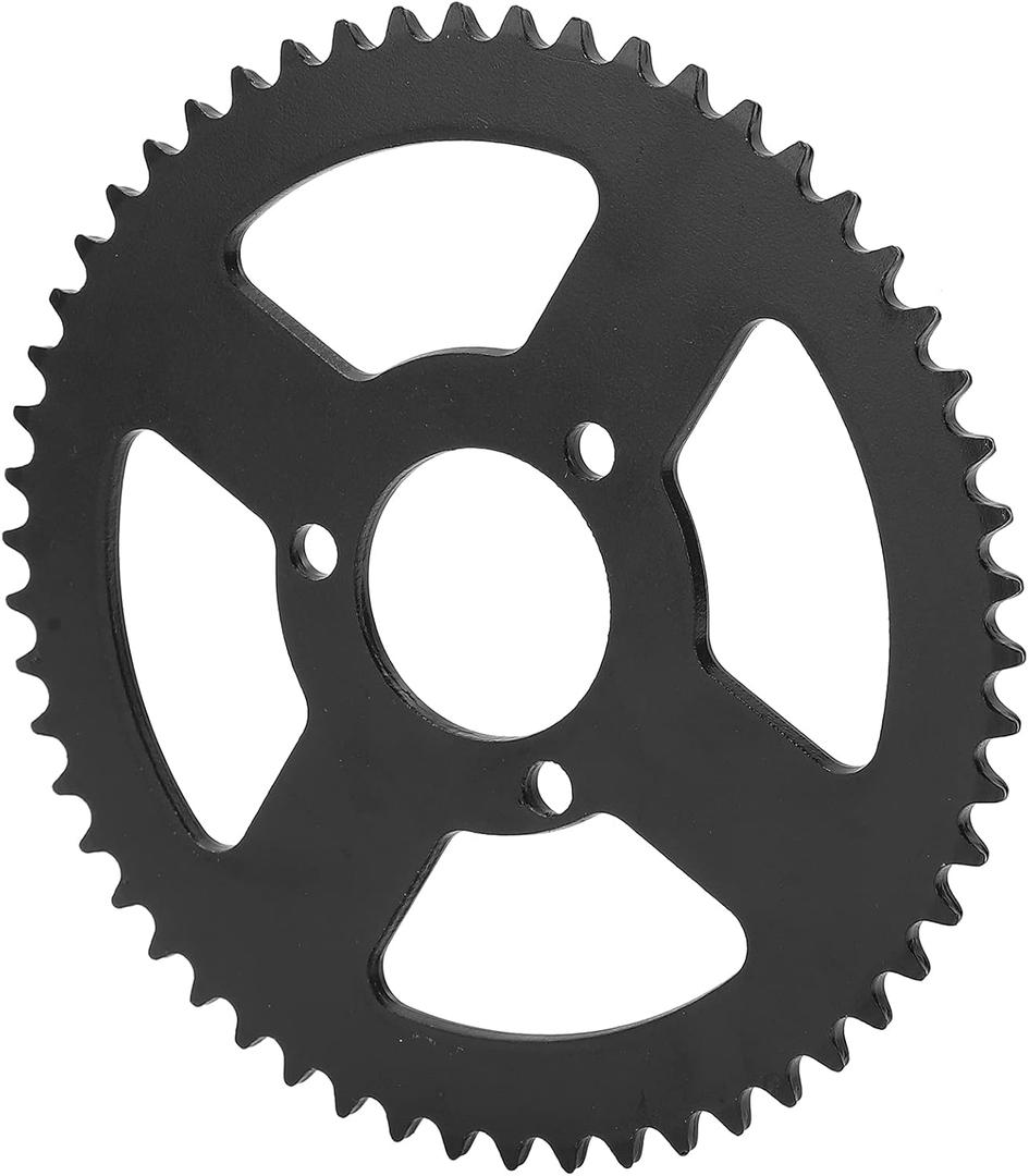 VGEBY Steel Sprocket T8F 54T Steel Sprocket 3 Hole Carbon Steel Crankset for 47/49cc Mini Motorcycle ATV Kart Electric Accessories