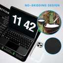 Excel Cheat Sheet Desk Pad, 31.5"x11.8", Waterproof Extra Large Excel Shortcut Mat with Stitched Edges, Anti-Slip Excel Mouse Pad for Office Desk, MS Excel/Word Shortcuts (Green Excel J)