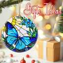Christmas Ornaments, Butterfly Ornament, Christmas Tree Decorations, Holiday Decorations, Holiday Ornaments, Butterfly Lover Gifts, Holiday Party Gifts, and Xmas Gift Ideas