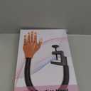 LIONVISON Practice Hand for Acrylic Nails, Flexible Nail Practice Hands Training Kits, Fake Manican Hands for Nails Practice, Movable Nail Maniquin Hand with 300PCS Nail Tips, File, Brush and Clipper