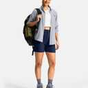 SANTINY Women's 5"/7" Hiking Golf Shorts with 3 Pockets Stretch Quick Dry Outdoor Travel Work Shorts for Women Casual Summer (S)