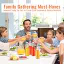 SZUAH 8 oz Swing Top Glass Bottles 10Pack, Reusable Flip Top Glass Bottle for Kombucha, Home Brewing, Beer, Beverage Storage(240ml, Set of 10)