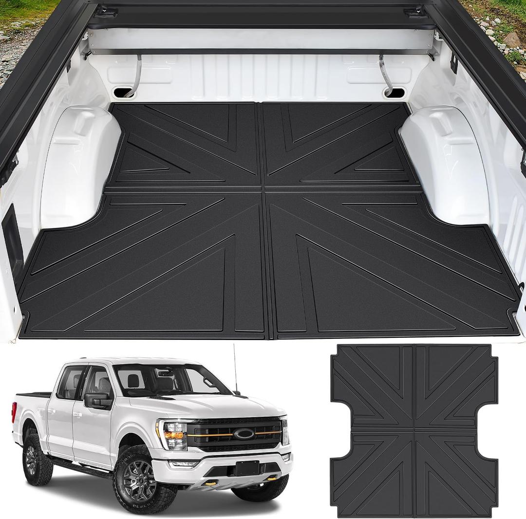 Truck Bed Mat Compatible with 2015-2024 Ford F150 5.5FT Short Bed Liner All Weather Protection Rear Trunk Bed Mat for 2015-2019 2020 2021 2022 2023 2024 Ford F-150 Accessories Truck Bed Mat Compatible with 2015-2024 Ford F150 5.5FT Short Bed Liner All Weather Protection Rear Trunk Bed Mat for 2015-2019 2020 2021 2022 2023 2024 Ford F-150 Accessories