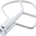 K5AB K5SS Kitchen Mixer Aid Coated Flat Beater by AMI PARTS for 5 QT Mixer Stainless Steel Bowl Compatible with Model KSM50 KSM5 KSM450