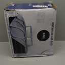 Queen Air Mattress with Headboard, Built-in Pump, 800 lbs Heavy-Duty Support, 19" Raised Upgraded Comfort, 48-Hour Leak-Tested, 3.5 Min Inflatable Portable Blow Up Mattress for Home, Guest & Camping (Grey)