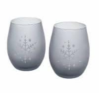 Table Tops Gallery 2 Piece Gray Snowflake