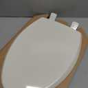 Mayfair Cassel Slow Close Toilet Seat, Easy Clean, Non Slip Premium Wood Seat, Easy Install, Made in USA, Elongated, Biscuit