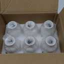 YANLING 6 Pack White Vase Small Ceramic Vases for Decor, White Vases for Flowers Boho Home Decor, Pampas Grass Dried Flowers Vases
