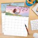 3 x Calendar 2026-2027, Monthly Desk Calendar from July 2026 to December 2027, 15" x 12", Large Desktop Calendar Monthly, Perfect for Home or Office,Bible