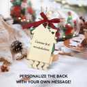 3 x House Warming Gifts New Home - WOXAFO New Home Ornament 2025, Best Housewarming Gifts 2025, Wooden First Christmas Ornament 2025 for Couple Men Women (2025)