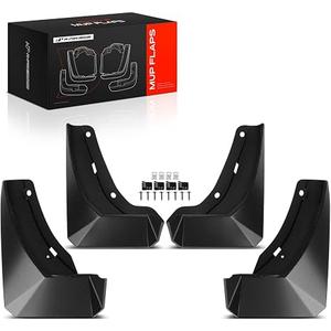 A-Premium Mud Flaps Compatible with Hyundai | for Hyundai Santa Fe 2024 SUV, No Drilling Required Mud Guards with Accessories, Set of 4 Front and Rear