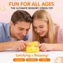 Yellow Cheese Squeeze Toy,Soft Novelty Toy, Rebounding Sensory,Help for Relax,Focus, Sensory Cheese for & Adults, Soft Novelty Rebounding Fidget Toy for Party (2.16 in)