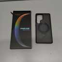 TORRAS 360 Spin Magnetic Stand for Samsung Galaxy S25 Ultra Case, Fit for Magsafe, Military Grade Slim Protective S25 Ultra Case with Kickstand & Ring Holder, Ostand Spin, Translucent Frosted Black