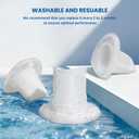6 Pack Filter Replacement for Black and Decker Power Tools VF110 Dustbuster Cordless Hand Vacuum CHV1410L CHV9610 CHV1210 CHV1410 CHV1510 BDH2000L, 90558113-01