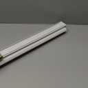 ChrisDowa Cordless Zebra Blinds for Windows, Dual Layer Free-Stop Light Filtering Window Roller Shades, Pull Down Privacy Zebra Shades for Home, Office, Bedroom, Door (24" W x 72" H, White)