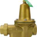 LF25AUB-Z3 Water Pressure Reducing Valve 1 Inch NPT Female Union + NPT Female, Polymer Seat, Adjustable 25-75 PSI